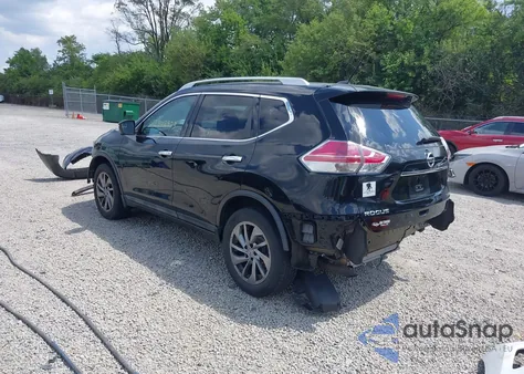 2015 Nissan Rogue Sl из США, поврежденный, VIN 5N1AT2MV9FC828368